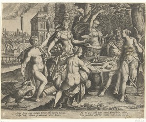 Allegorie van de vijf zintuigen