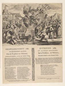 Allegorische overwinning van de Katholieke Kerk op het Ottomaanse Rijk