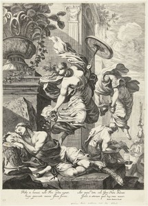 Allegorische voorstelling met Fortuna en Wetenschap
