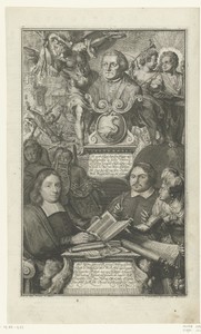 Allegorische voorstelling met Maarten Luther