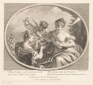 Allegorische voorstelling over de oorsprong van vuur