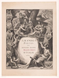 Allegorische voorstelling ter ere van Louis Joseph de Bourbon-Vendôme