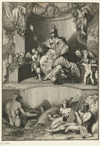 Allegorische voorstelling van de stad Rome