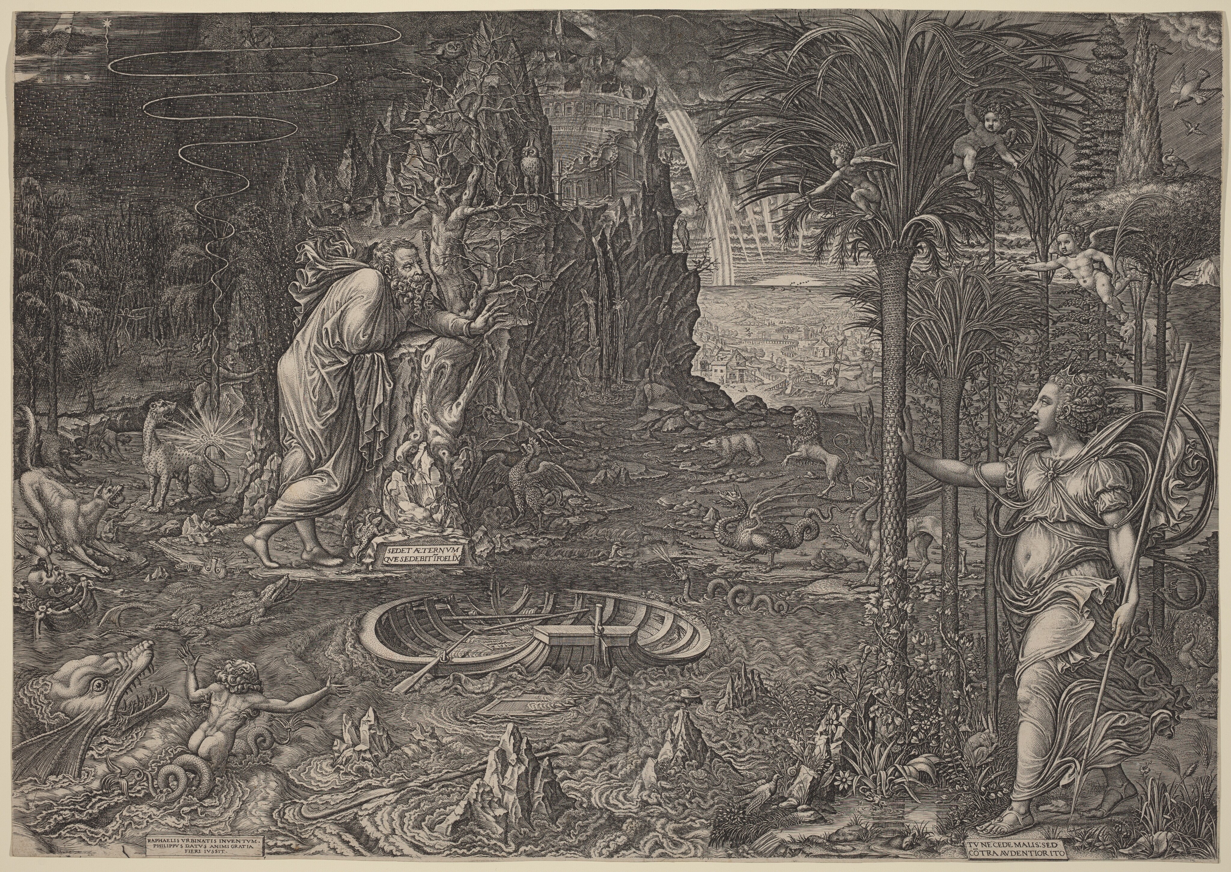 Allegory of Life by Giorgio Ghisi