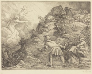 Allegory of the Peasant and Fortune (Le paysan et la fortune: Sujet allegorique