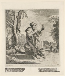 Allegory of Time and Old Age, plate 32 of "Iconographia Complectens In Se Passionen..."