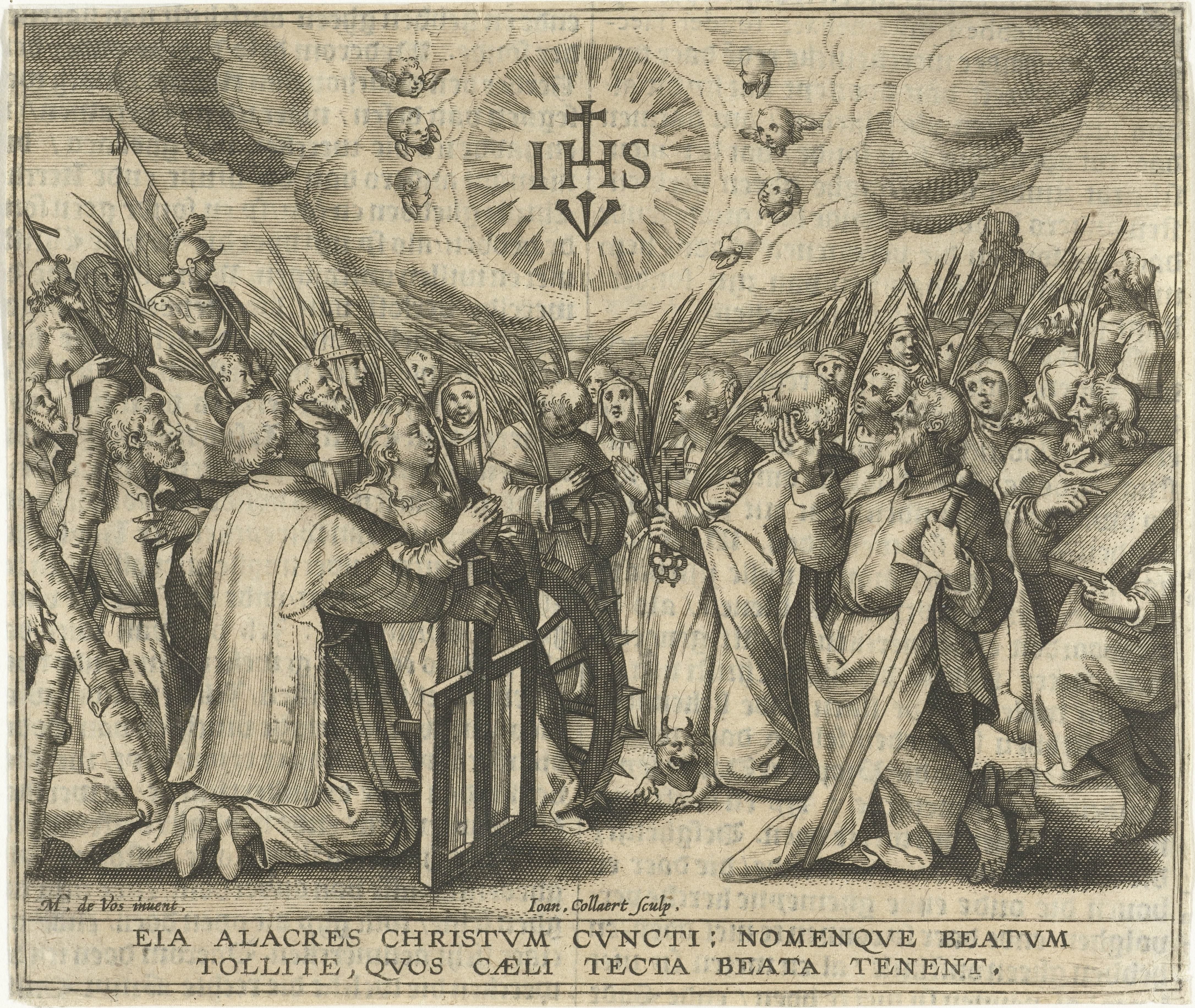 Allerheiligenvoorstelling by Jan Collaert (II)