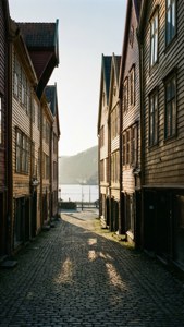 Alleyway Morning Glow