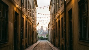 Alleyway String Lights