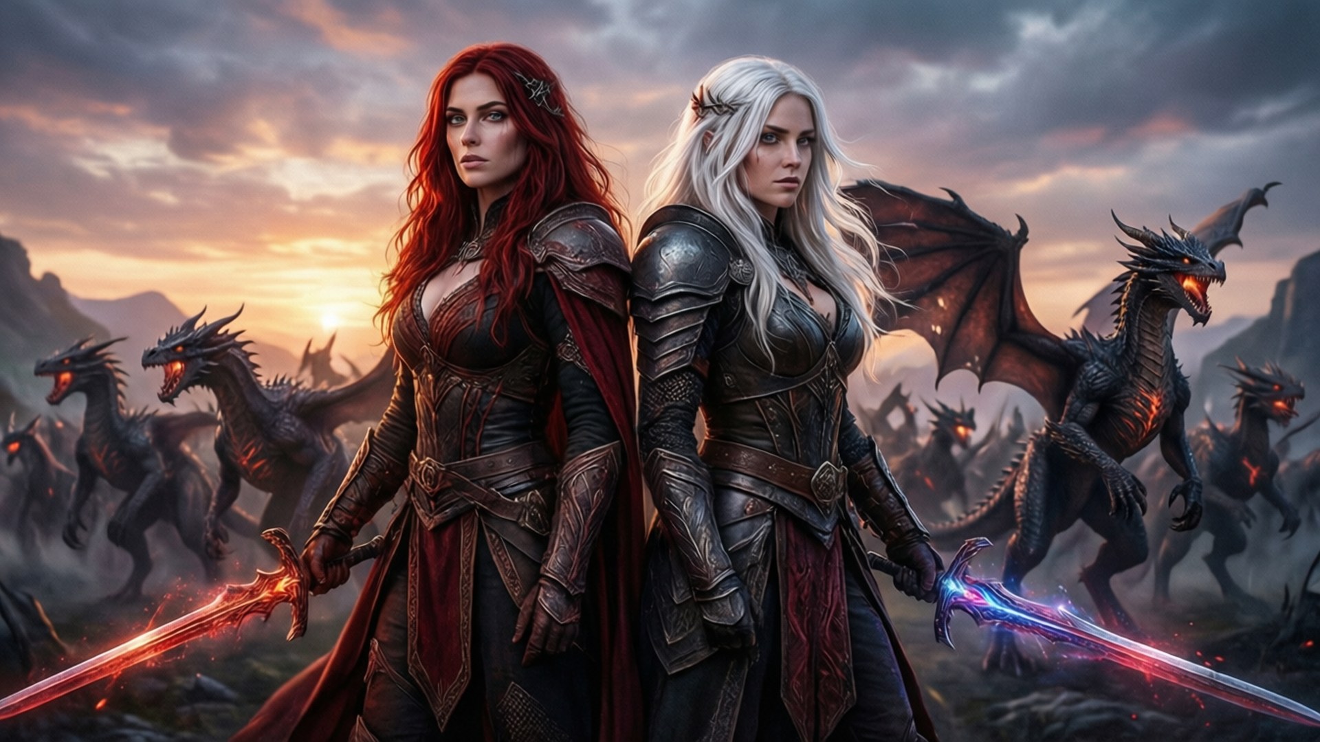 Allies at Dawn by Wallpapers.art Studio