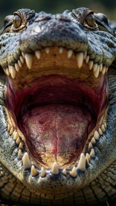 Alligator Open Mouth Macro