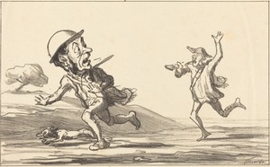Allons bon!... il parait... chasse réservée