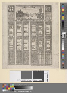 Almanac for 1707 with a View of Westminster Hall