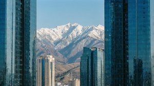 Almaty City and Mountains