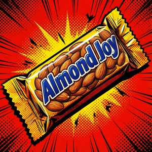 Almond Joy Pop Art