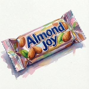 Almond Joy Watercolor