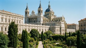 Almudena Cathedral Sunny View
