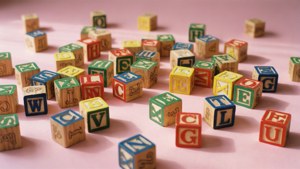 Alphabet Block Scatter