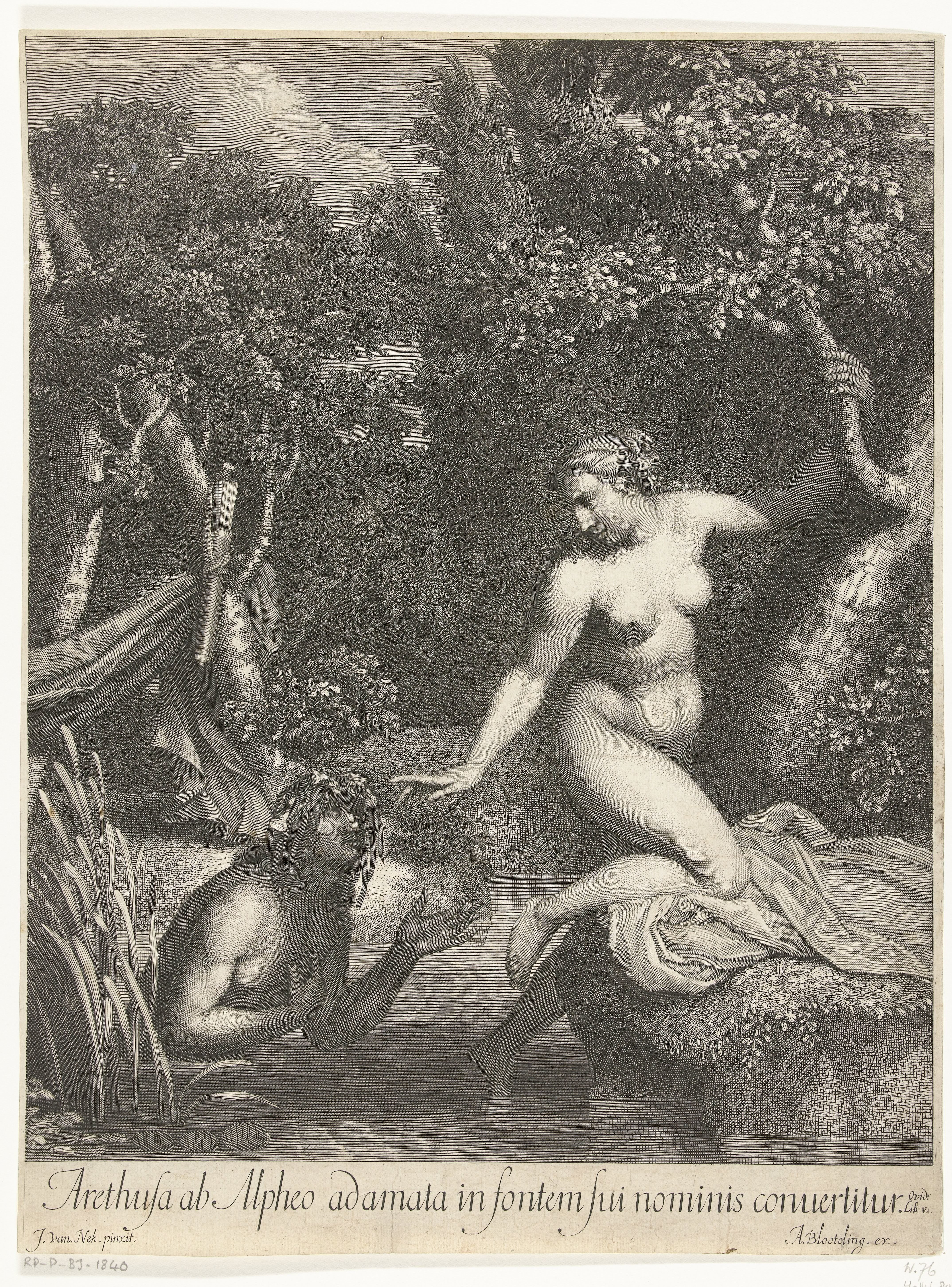 Alphëus en Arethusa by Abraham Bloteling