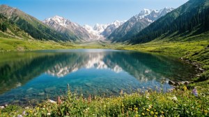 Alpine Lake Reflection