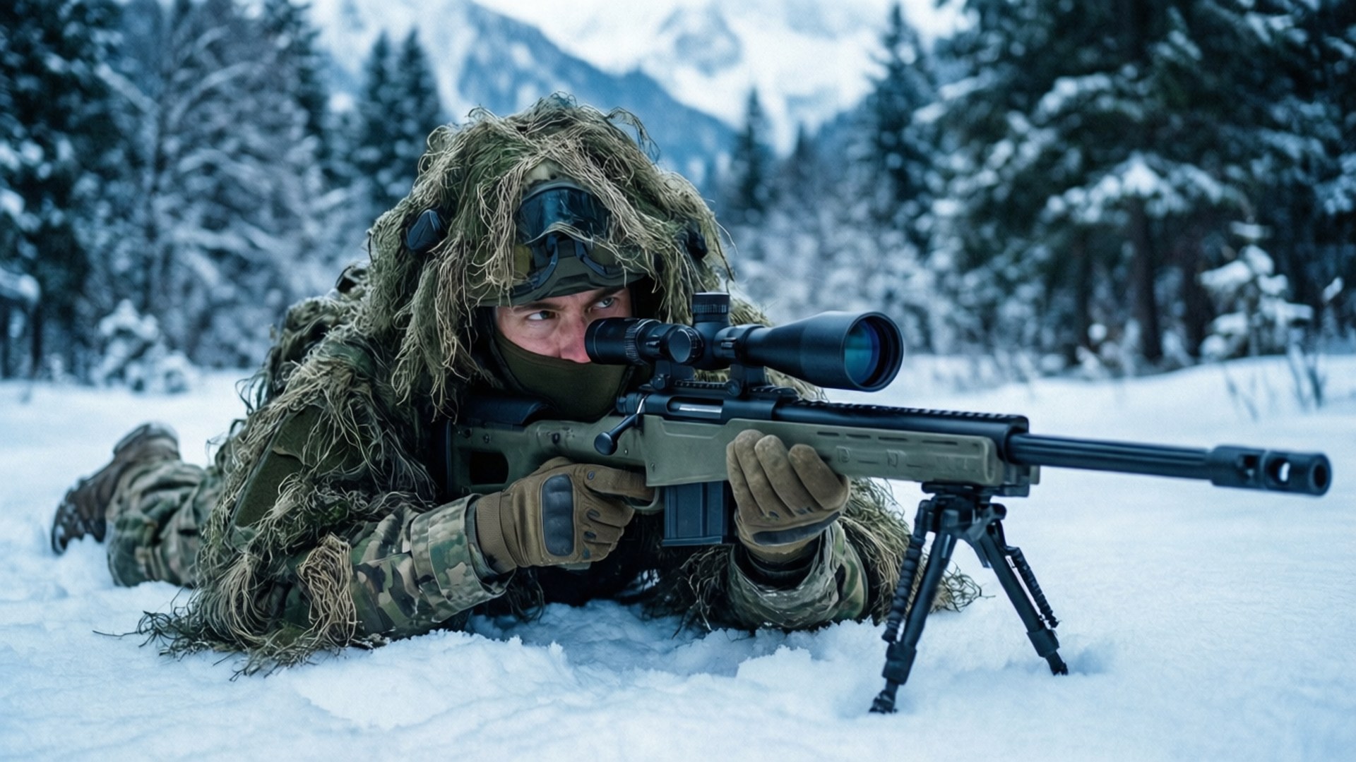 Alpine Sniper by Wallpapers.art Studio