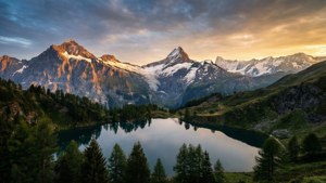 Alpine Sunrise Panorama