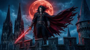 Alucard Under Blood Moon