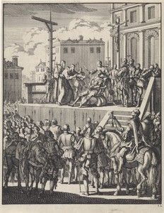Álvaro de Luna y Jarana, condestable van Castilië, wordt met een mes het hoofd afgesneden, 1453