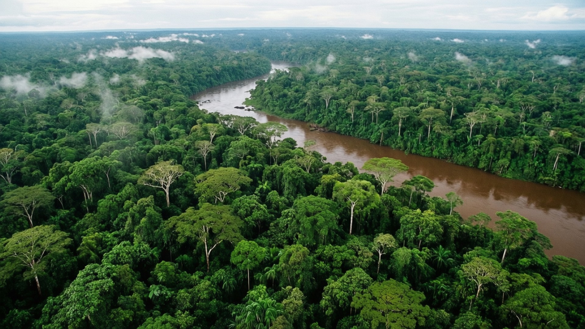 Amazon Rainforest Canopy by Wallpapers.art Studio