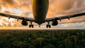 Amazon Sunset Flight