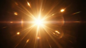 Amber Cinematic Flare