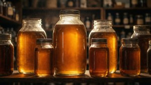 Amber Glow Shelf