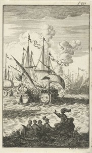 Ambiodorix ontvlucht de zeeslag