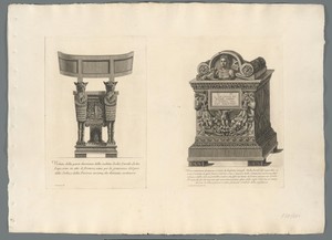 Ambtszetel en antieke urn