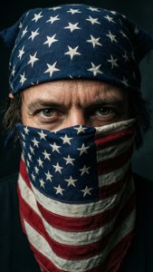 American Flag Bandana