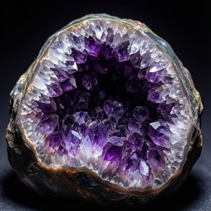 Amethyst Geode Sparkle
