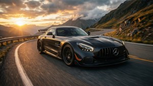 AMG GT Black Series Sunset