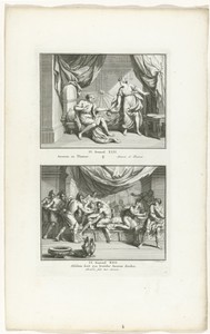 Amnon grijpt Tamar en Absalom laat zijn broer Amnon doden