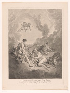 Amor door de gratiën vastgebonden