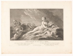 Amor door Venus met nectar gevoed