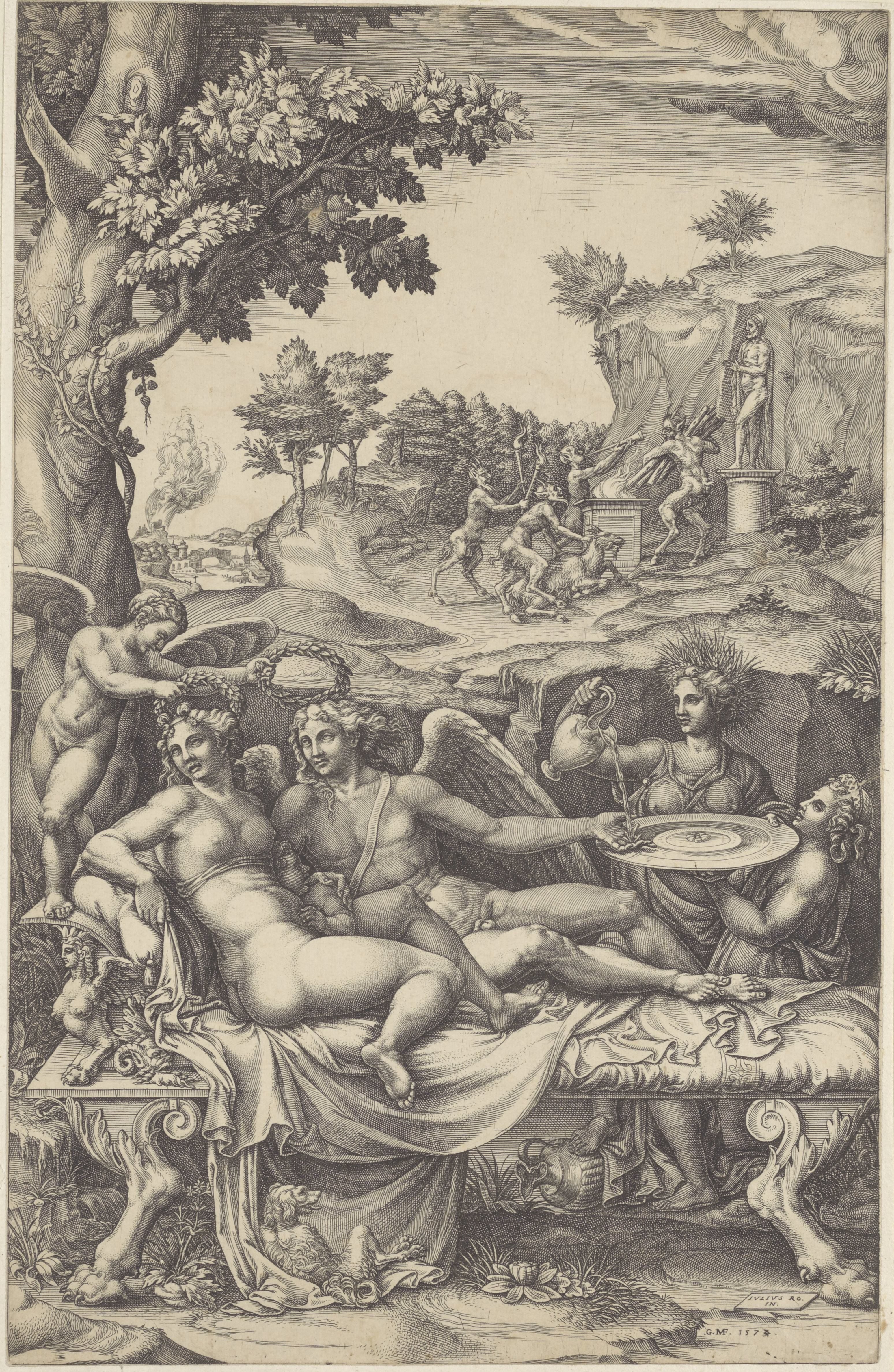 Amor en Psyche by Giorgio Ghisi