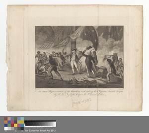 An Exact Representation of the Boarding and Taking the Cleopatra French Frigate