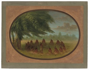 An Indian Council - Sioux
