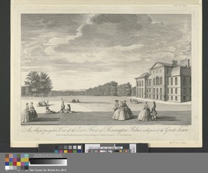 An Oblique Perspective View of the East Front of Kensington Palace