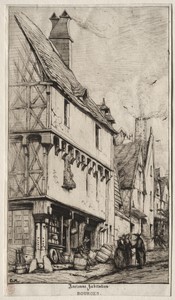 An Old House at Bourges, sometimes called the Musician's House