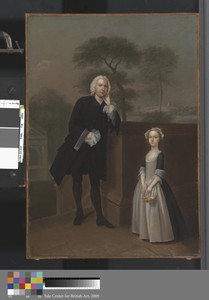 An Unknown Man with His Daughter