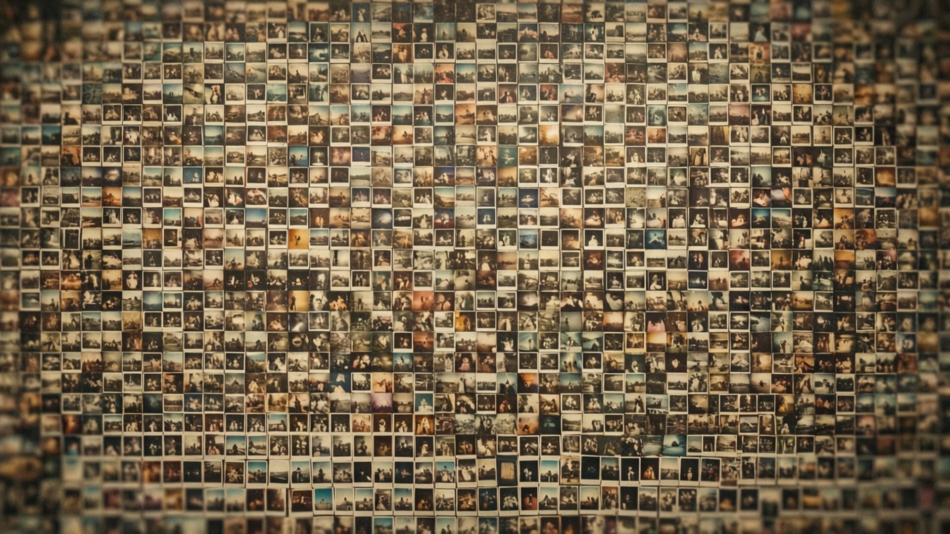 Analog Memories Mosaic by Wallpapers.art Studio