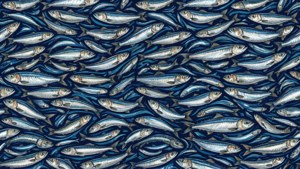 Anchovy Seamless Pattern