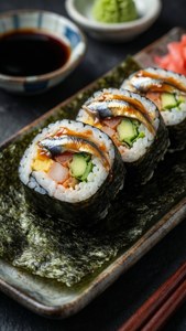 Anchovy Sushi Roll