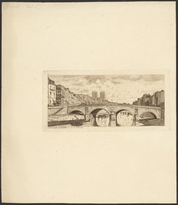 Ancien Pont St. Michel et quai du marché neuf